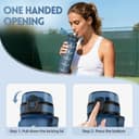 Thumbnail 5 de Baramumu Botella agua 1 litro con pajita 🚰