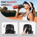 Thumbnail 5 de Baramumu Botella agua 1 litro reutilizable para gimnasio 📦