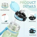 Thumbnail 1 de Baramumu Botella agua 1 L con pajita y marcador 🚰