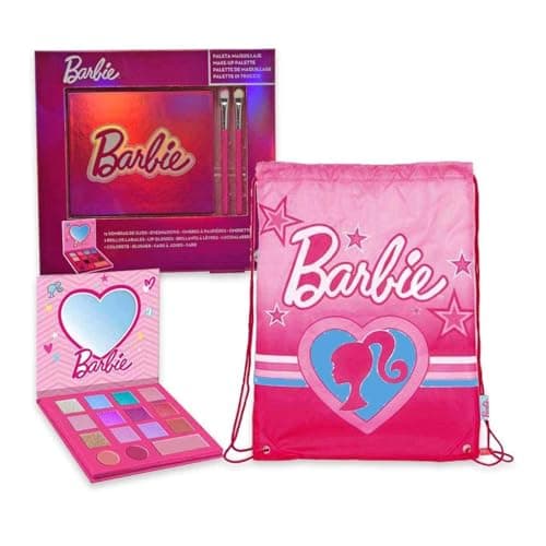 Imagen de Barbie Paleta Maquillaje Infantil con brochas 🎀 en OfertitasTOP