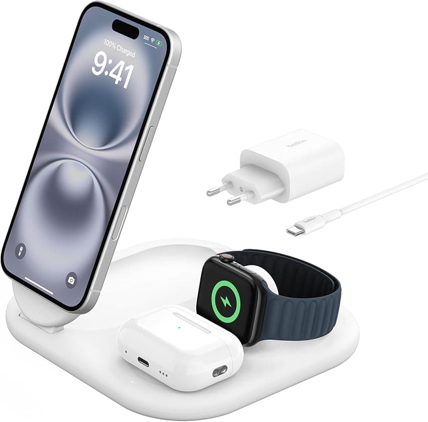 Imagen de Belkin BoostCharge Cargador Magnético Qi2 15 W en OfertitasTOP
