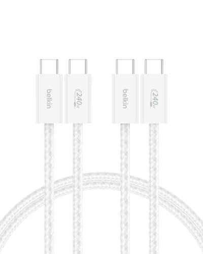 Imagen de Belkin Paquete 2 Cables USB-C a USB-C 1,5 m 240 W 📱 en OfertitasTOP