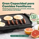 Thumbnail 1 de BELLA Plancha Eléctrica de Cerámica Titanio con Gran Superficie y Bandeja Grasa Extraíble