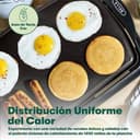 Thumbnail 5 de BELLA Plancha Eléctrica de Cerámica Titanio con Gran Superficie y Bandeja Grasa Extraíble