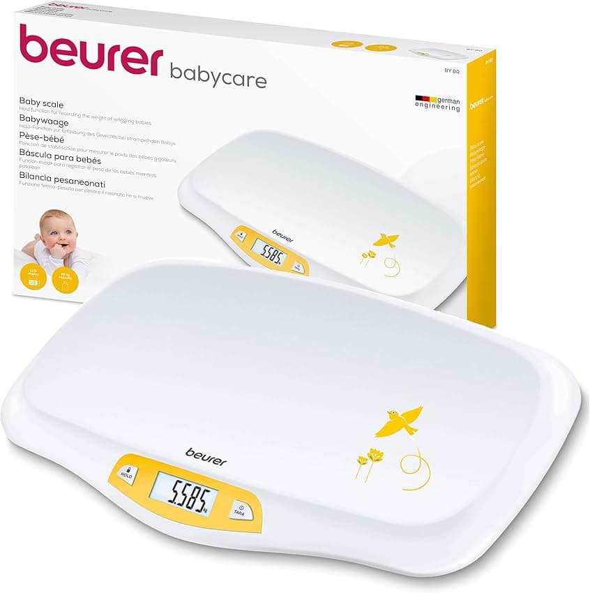 Imagen de Beurer BY 80 Báscula para bebés con superficie segura 🍼 en OfertitasTOP