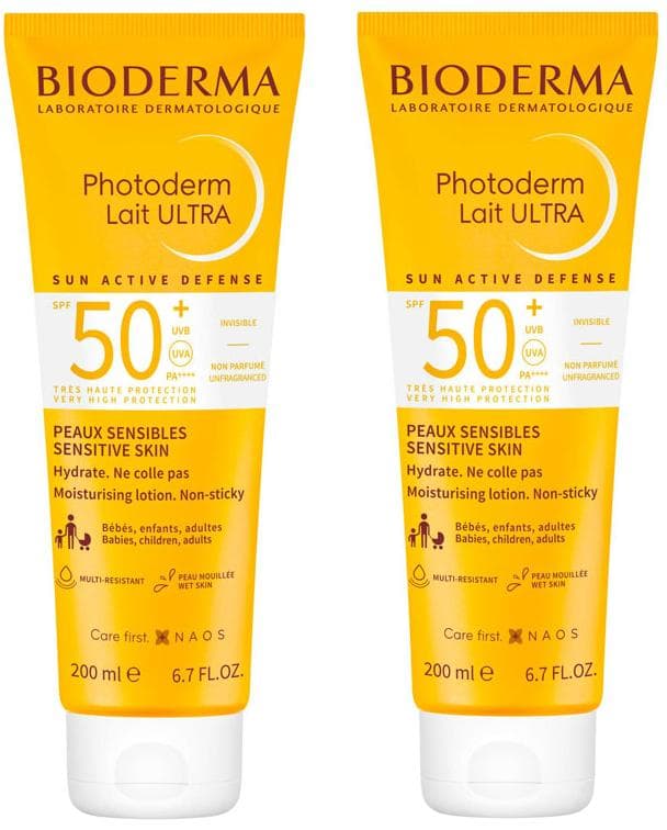 Imagen de Bioderma Photoderm Leche Ultra SPF50+ - Protección Solar 2x200 ml ☀️ en OfertitasTOP