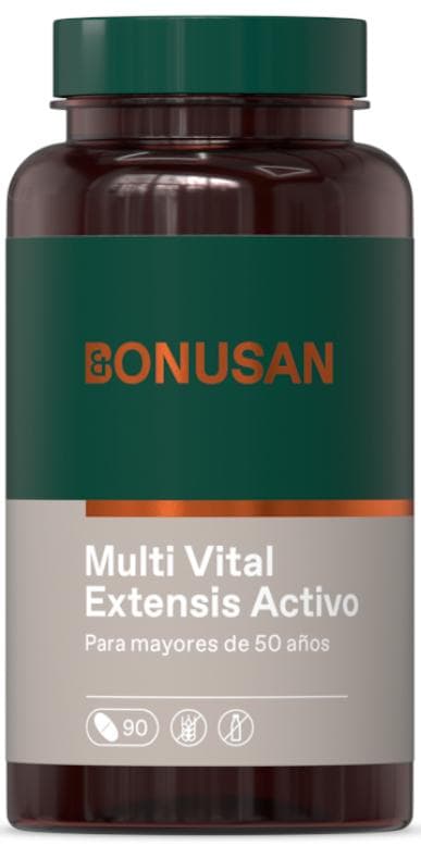 Imagen de Bonusan Multi Vital Extensis Activo +50 Años 90 comprimidos 💊 en OfertitasTOP