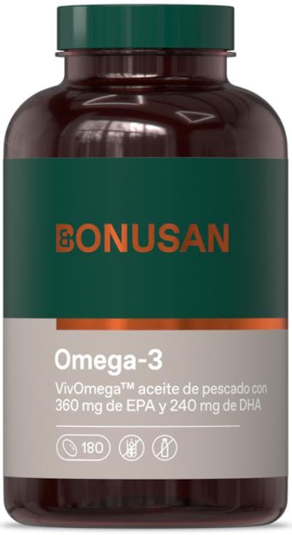 Imagen de Bonusan Omega-3 180 Perlas 🐟 suplemento de ácidos grasos en OfertitasTOP