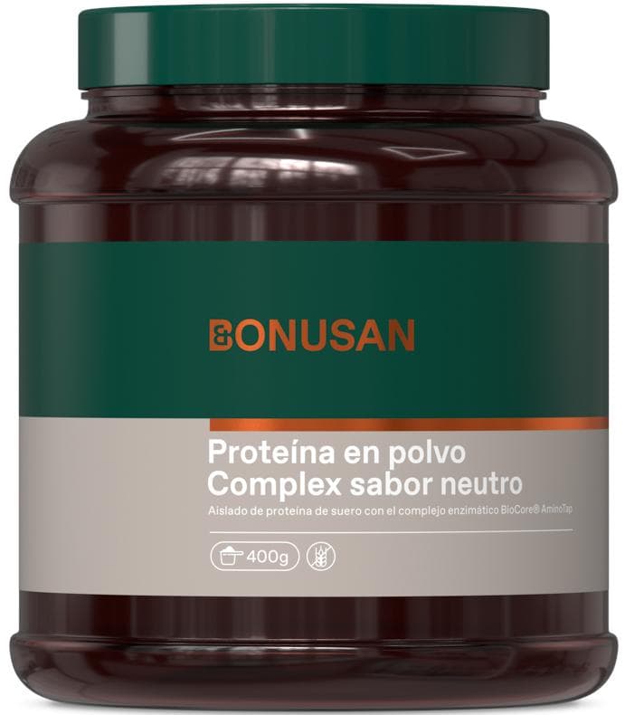 Imagen de Bonusan Proteína Complex Neutro 400 g 🥤 en OfertitasTOP