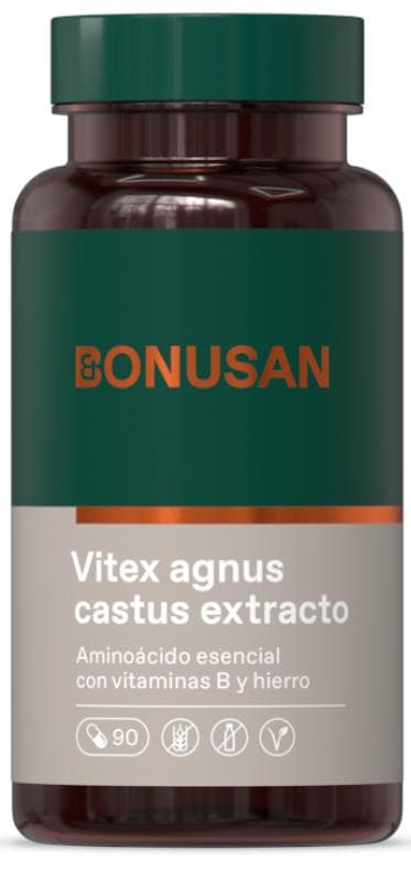 Imagen de Bonusan Vitex Agnus Castus 90 cápsulas 🧴 en OfertitasTOP