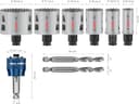 Thumbnail 2 de Bosch 9x Set sierra de corona PRO Multi Material Ø 22–65 mm 🛠️