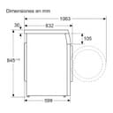 Thumbnail 2 de Bosch Lavadora EcoSilence 8kg 1400rpm WUU28T8XES 🧺
