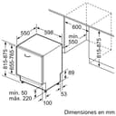 Thumbnail 1 de Bosch SMT6ECX12E lavavajillas integrable 14 servicios, 60 cm 🧼
