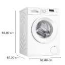 Thumbnail 1 de Bosch WGE03400EP Lavadora 8 kg, 1.400 rpm 🧺