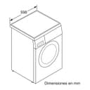 Thumbnail 1 de Bosch WUU28T63ES lavadora 8 kg 1400 rpm EcoSilence