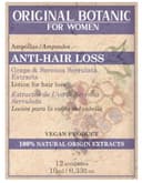 Thumbnail principal de Original Botanic For Women Ampollas Anticaída 12x10 ml tratamiento anticaída