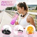 Thumbnail 1 de Botella Agua 1000 ml con paja y marcador de tiempo 🚰