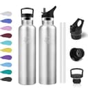 Thumbnail principal de Botella Agua Deporte 1L Acero Inoxidable, Doble Pared 🚰