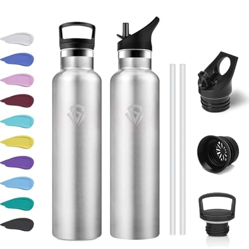 Imagen de Botella Agua Deporte 1L Acero Inoxidable, Doble Pared 🚰 en OfertitasTOP