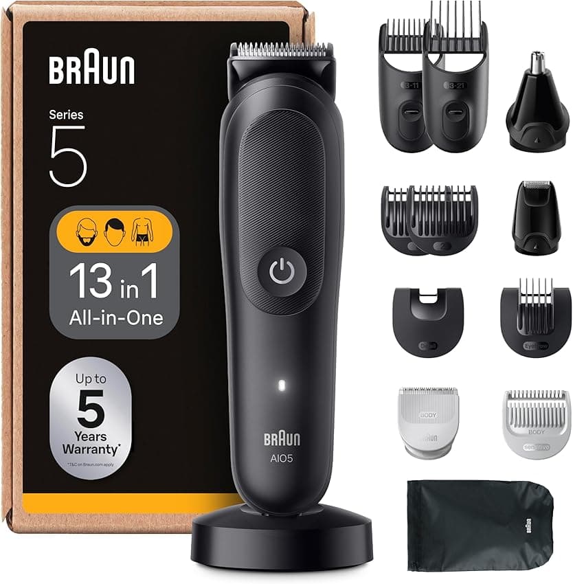 Imagen de Braun AIO5565 Recortadora 13 en 1, 120 min 🎧 en OfertitasTOP