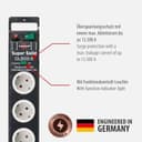 Thumbnail 1 de Brennenstuhl Regleta 8 Tomas con Protección Sobretensiones ⚡