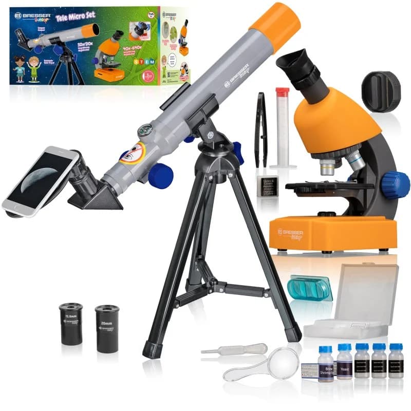 Imagen de Bresser Junior National Geographic 40x/640 Telescopio y microscopio en OfertitasTOP