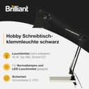 Thumbnail 1 de BRILLIANT Curly 3 lámparas colgantes cromo 3xE27 40W 💡