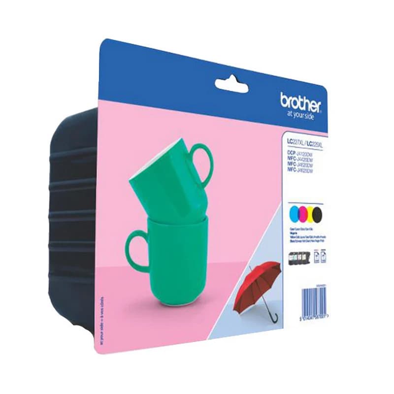 Imagen de Brother LC-227XL Pack 4 cartuchos tinta negro+color 🖨️ en OfertitasTOP