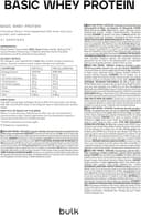 Thumbnail 5 de Bulk Basic Proteína de Suero 2,5 kg — Vainilla 🍽️