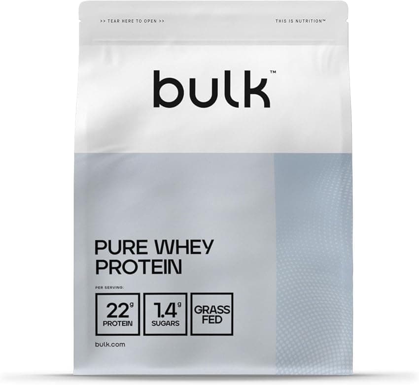 Imagen de Bulk Pure Whey Protein 500 g — Chocolate blanco caramelo 🍶 en OfertitasTOP