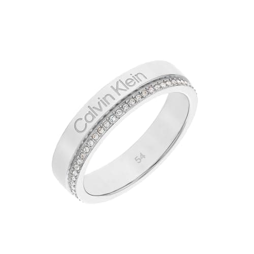 Imagen de Calvin Klein 35000200D anillo minimal en acero inoxidable 💍 en OfertitasTOP