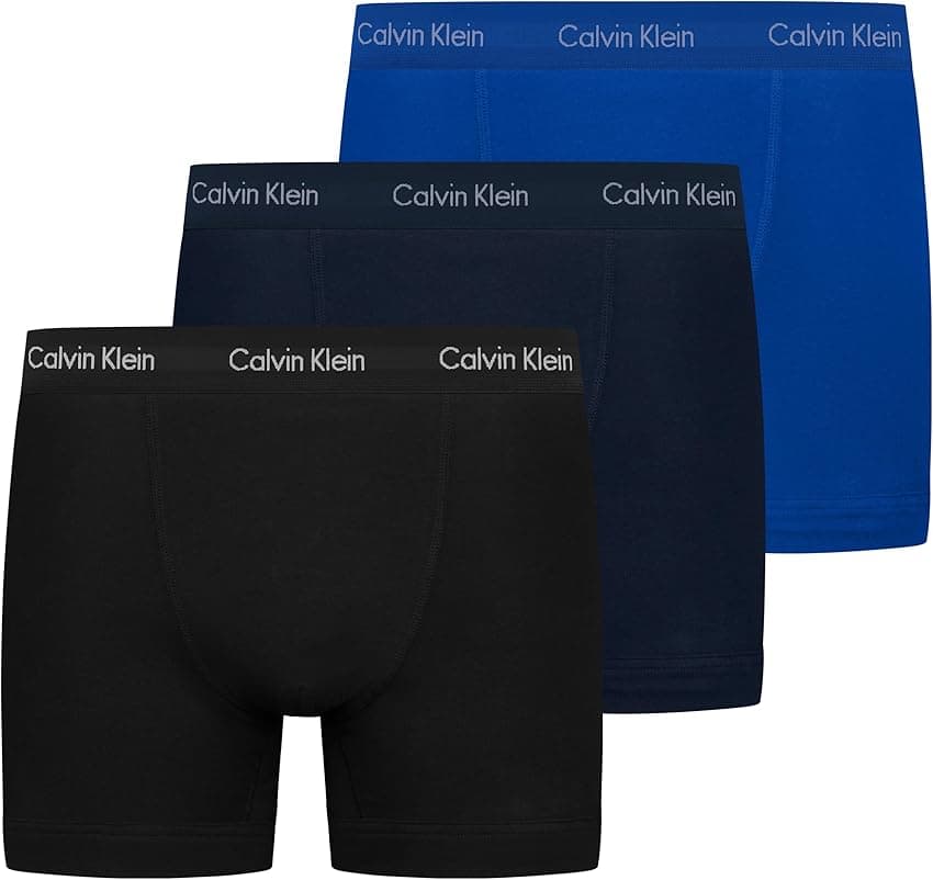 Imagen de Calvin Klein Pack 3 Bóxers Hombre Algodón Elástico 🩳 en OfertitasTOP