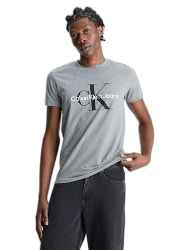 Imagen de Calvin Klein Core Monologo camiseta XL gris 100% algodón en OfertitasTOP