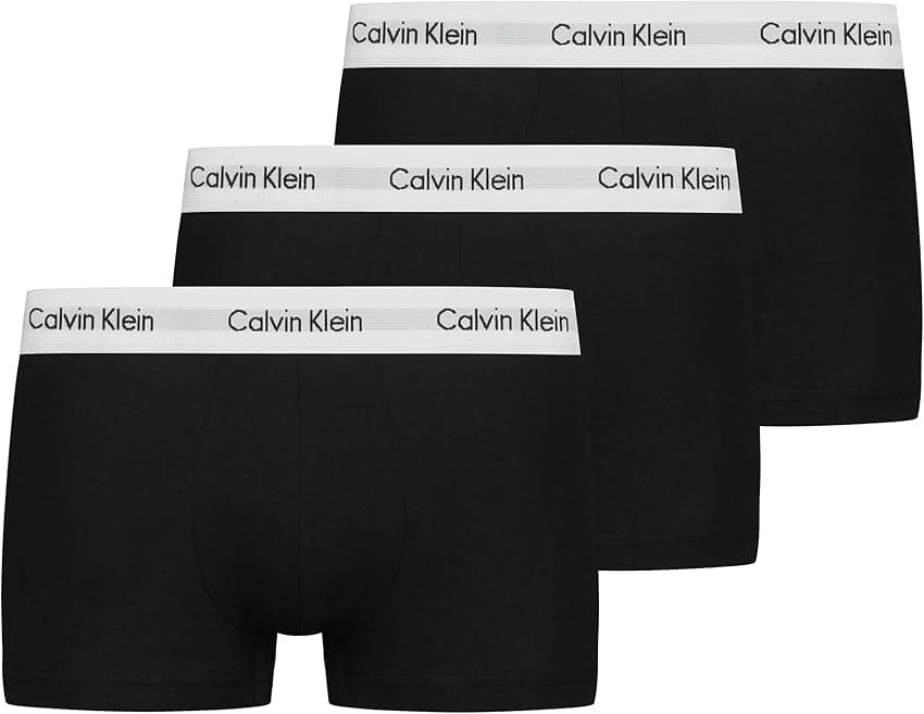 Imagen de Calvin Klein Low Rise Trunk algodón 3 unidades en OfertitasTOP