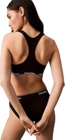 Thumbnail 6 de Calvin Klein Unlined Bralette 0000F3785E, Negro para Mujer 🖤