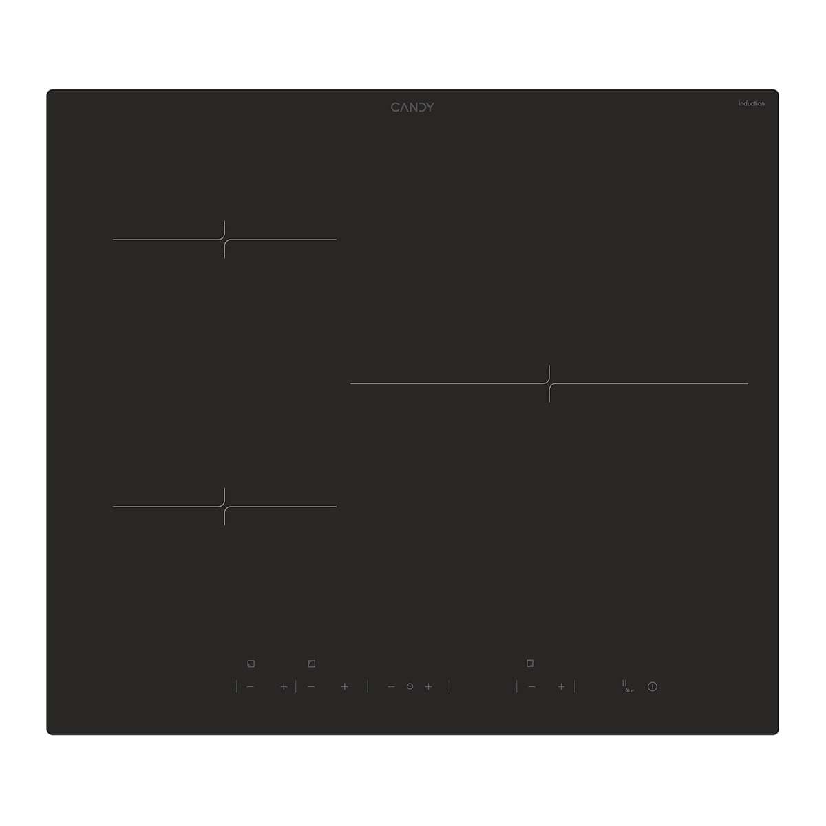 Imagen de Candy CIDD633C placa de inducción 60 cm con zona 32 cm en OfertitasTOP
