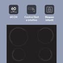 Thumbnail 1 de Candy Idea CH64CCB Placa vitro 60 cm 6,5 kW 🔥📺