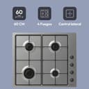 Thumbnail 1 de Candy Idea CHW6LBX/4U2 Placa gas 60 cm, 7,2 kW 🔥📺