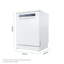 Thumbnail 1 de Candy Rapidò CF 5C7F1W Lavavajillas 15 servicios, 60 cm 📺