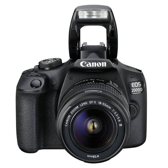 Imagen de Canon EOS 2000D con objetivo EF‑S 18‑55 mm 📷 en OfertitasTOP