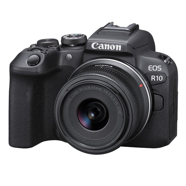 Imagen de Canon EOS R10 con objetivo RF-S 18-45mm y 24 MP en OfertitasTOP