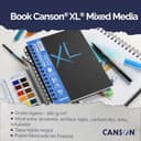 Thumbnail 5 de Canson XL Mix Media C31200L022 A4 160 g, 60 hojas 📒