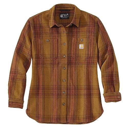 Imagen de Carhartt Camisa de sarga mujer L/S marrón L 👚 en OfertitasTOP