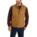Thumbnail principal de Carhartt Washed Duck Lined Mock Neck Vest XL — chaleco trabajo marrón 👕