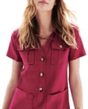 Thumbnail 3 de Caroll RK000-LAUREB Vestido 42 Resplandor De Frambuesa