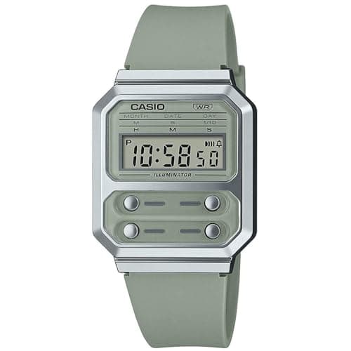 Imagen de Casio Reloj Digital Unisex 33mm Verde Resin A100WEF-3AEF ⌚ en OfertitasTOP
