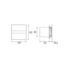 Thumbnail 6 de Cata e-100 Gth BK Extractor de baño silencioso 🛁