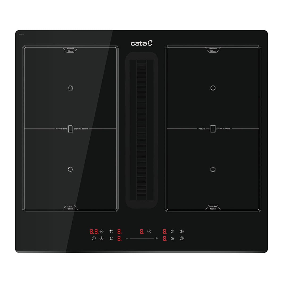 Imagen de Cata IAS 6024 placa de inducción con extractor integrado 📺 en OfertitasTOP