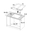 Thumbnail 1 de Cata IAS-7024BK placa inducción con extractor integrado, 6 velocidades 🍽️