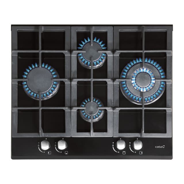 Imagen de Cata Placa de Gas 4 Quemadores LCI 6031 BK 🔥 en OfertitasTOP